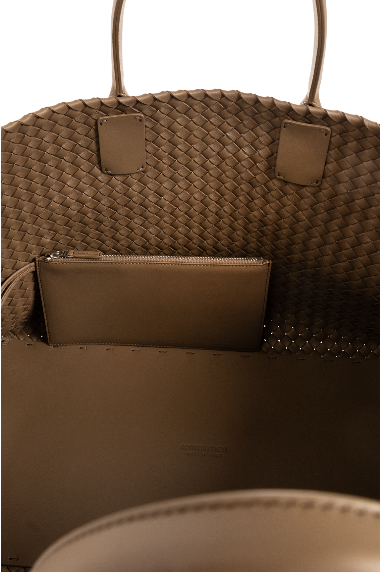 Brązowy Torba 'Cabat Large' typu 'shopper' Bottega Veneta